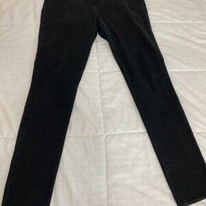 Levi’s Premium Women’s 721 High-Rise Black Skinny Jeans – Classic Slim Fit Denim